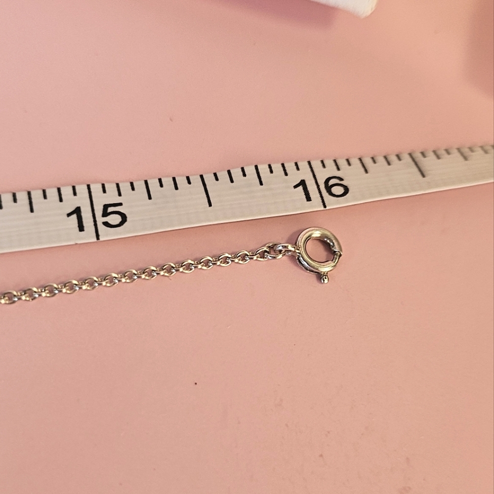 🫘Tiffany & Co. Large Bean Elsa Peretti Vintage Sterling 925 Pendant Necklace🌟 - Picture 15 of 16